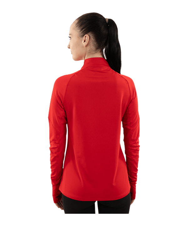 JAKO ZipTop Light Flow Sweatshirt Damen Rot F100 - rot