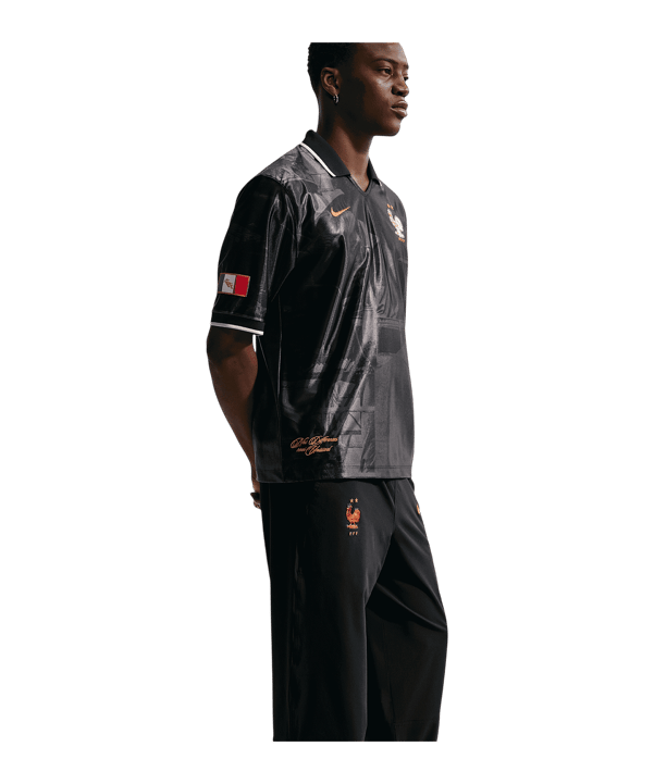 Nike FFF Frankrijk Trainingsbroek Zwart K010 - zwart