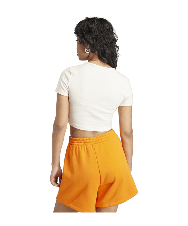 adidas Originals RIB T-Shirt Damen Beige - beige