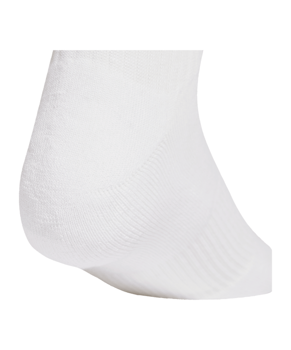 adidas 3 Stripes Mid Cut 3er Pack Socken Weiß