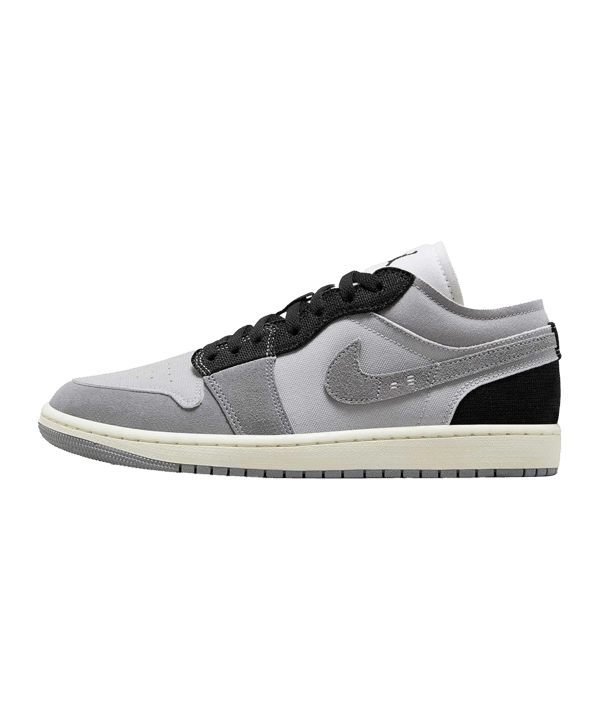Jordan Air 1 Low SE Craft Schwarz Grau F002 - grau