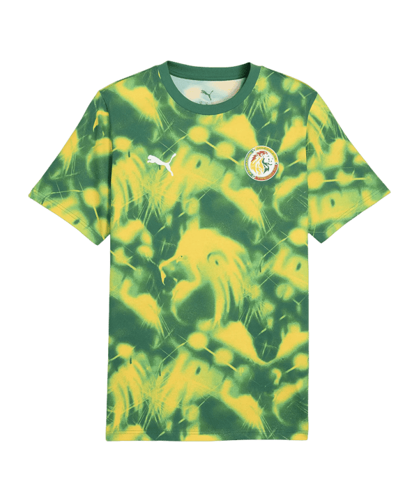 PUMA FSF Senegal FtblCulture AOP T-Shirt Grün F20 - gruen
