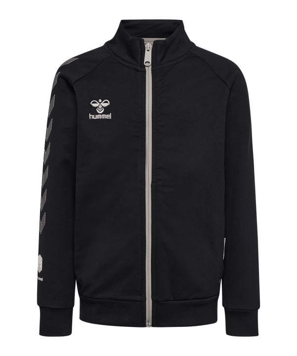 Hummel hmlMOVE Grid Zip Jacke Kids Schwarz F2001 - schwarz