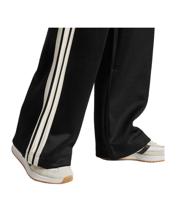 adidas Stadium 3 Stripes Track Hose Damen Schwarz
