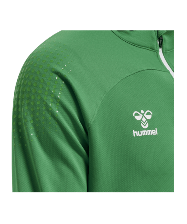Hummel hmlLEAD HalfZip Sweatshirt Grün F6235 - gruen