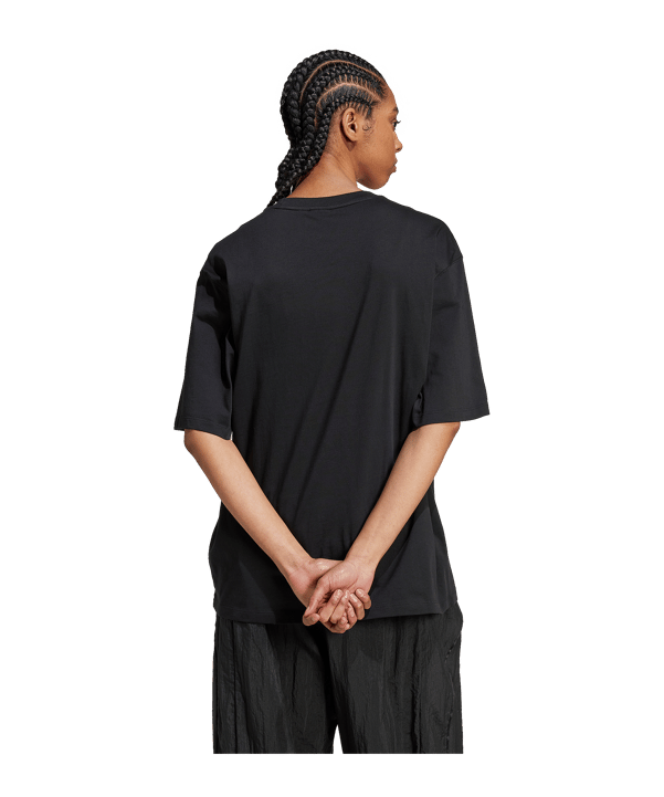 adidas Originals Ess. Boyfriend T-Shirt Schwarz - schwarz