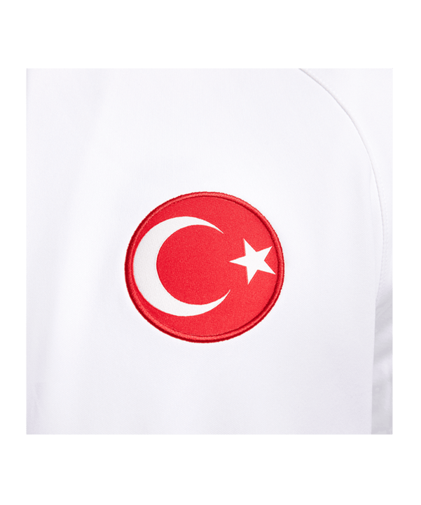 Nike Türkei Academy Trainingsjacke Weiss Rot F100 - weiss