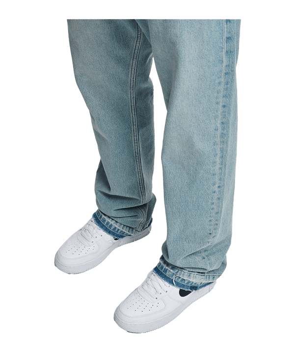 2Y-Studios Arun Open Hem Straight Jeans Hose Blau - blau