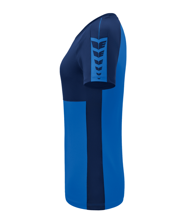 Erima Six Wings T-Shirt Damen Blau Dunkelblau - blau