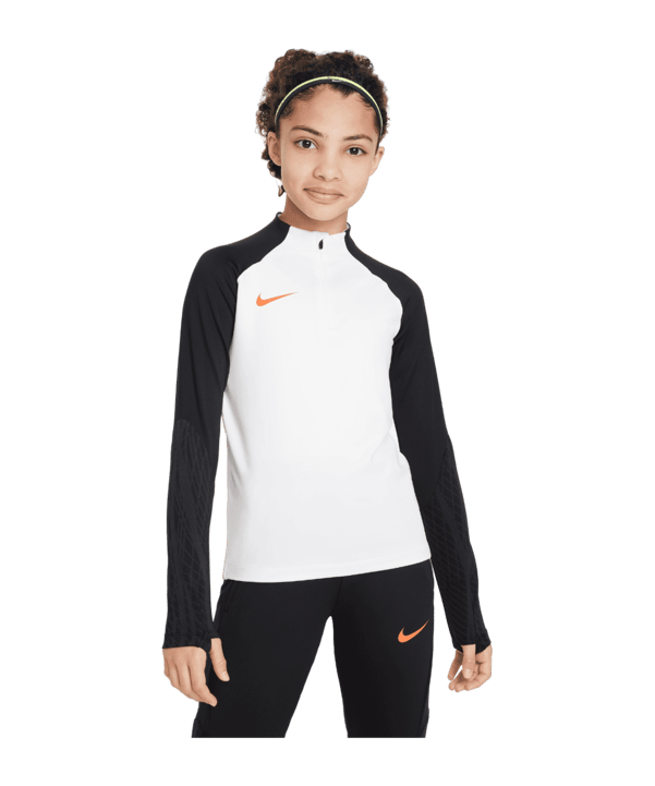 Nike Strike Drill Top Kids Weiss Schwarz Rot F101 - weiss