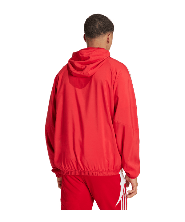 adidas Tiro 24 Windbreaker Rot Weiss - rot