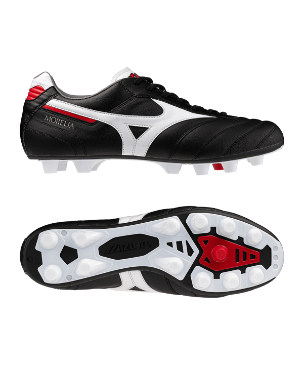 Mizuno Morelia II Elite FG Schwarz F01 - schwarz
