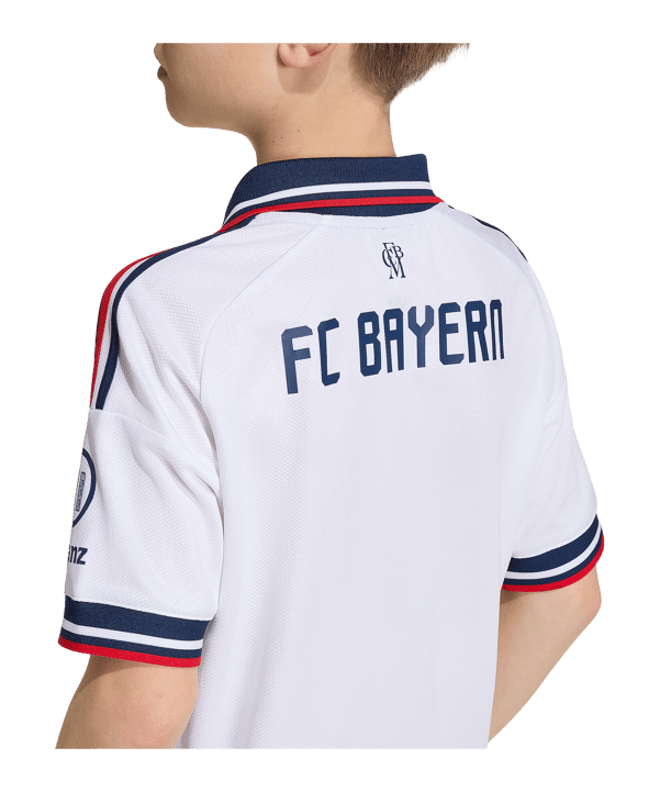 adidas FC Bayern München Trikot Away 2026/2027 Kids Weiß