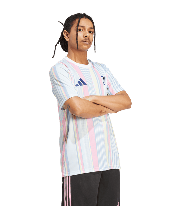 adidas Juventus Turin Prematch Trikot Weiß - weiss
