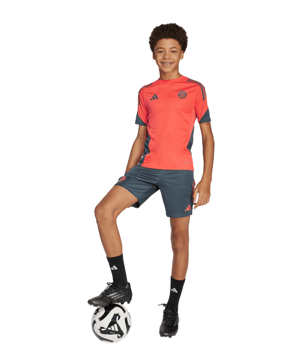 adidas FC Bayern München Camicia Da Allenamento Kids Orange - arancione