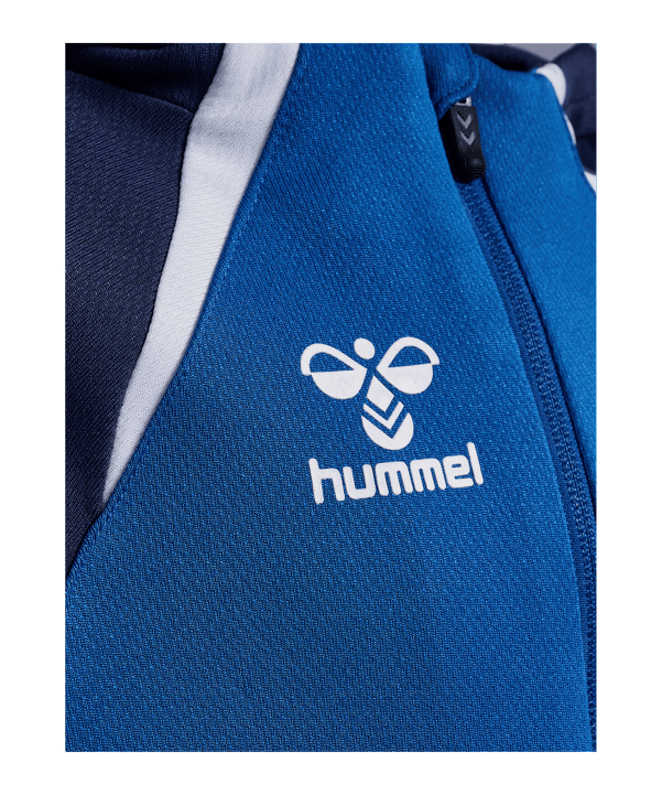 Hummel Lead 2.0 Kapuzenjacke Kids Blau F8607 - blau