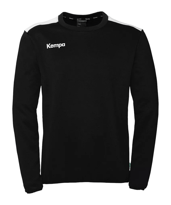 Kempa Emotion 27 Trainingssweatshirt Schwarz Weiss F003 - schwarz