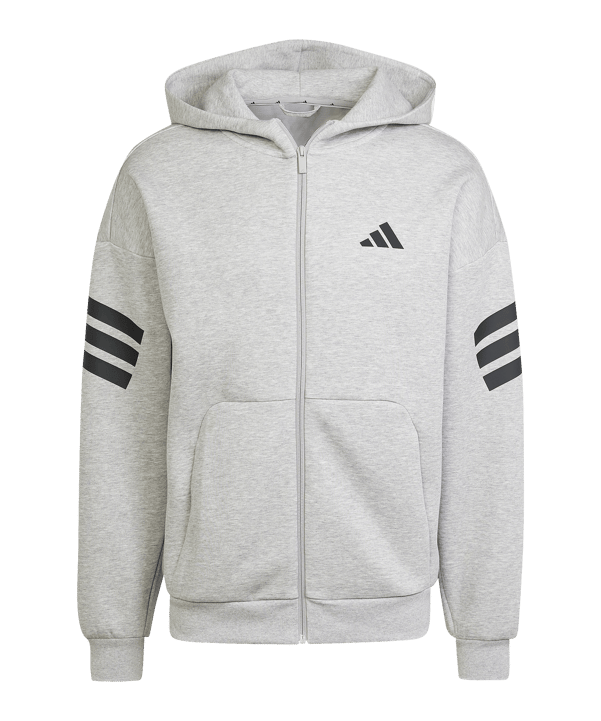 adidas Future Icon Kapuzenjacke Grau - grau