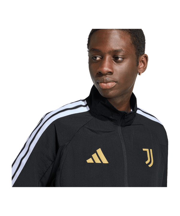 adidas Juventus Turin Anthem Jacke Schwarz - schwarz
