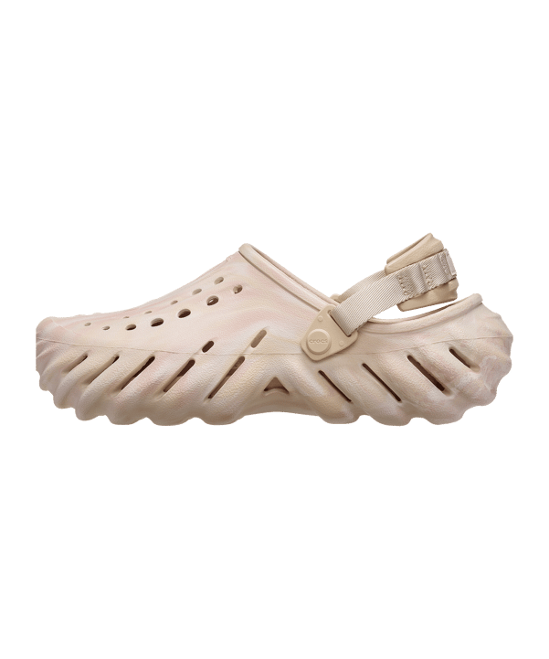 Crocs Echo Marbled Clog Badelatsche Rosa - rosa