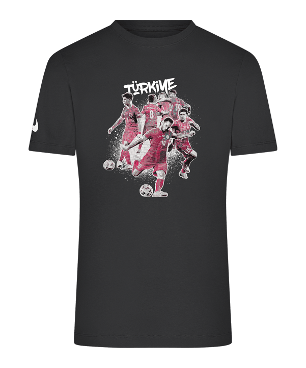 Nike Turkey TFF Team Proud T-Shirt Schwarz F010 - schwarz