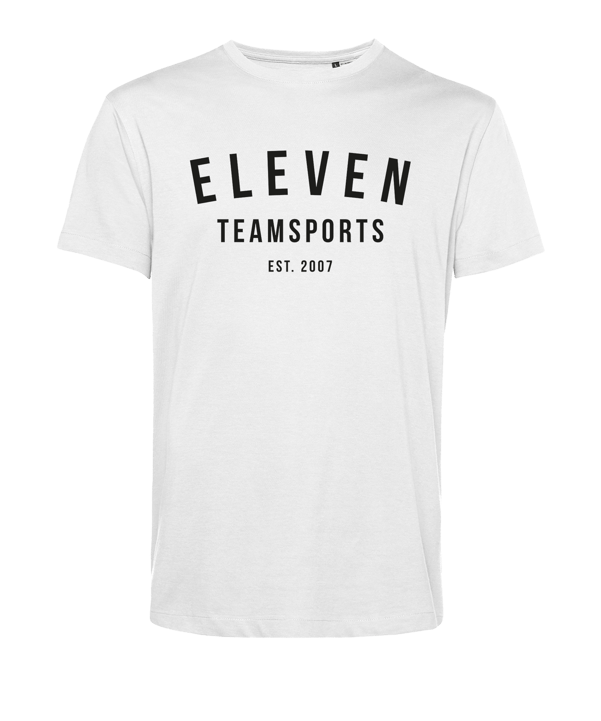 11teamsports Established 2007 T-Shirt Weiss - weiss
