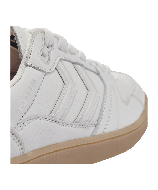 Hummel Hb Team Snow Blind Sneaker Weiss F9001 - weiss
