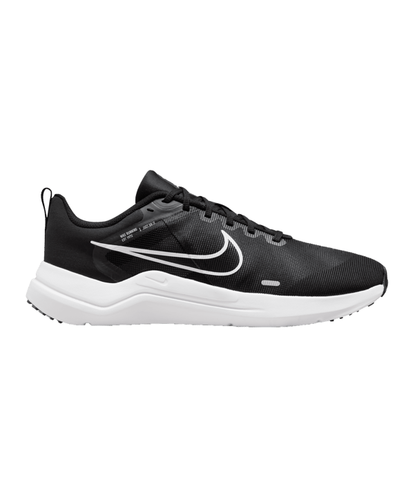 Nike Downshifter 12 Running Schwarz Weiss F001 - schwarz