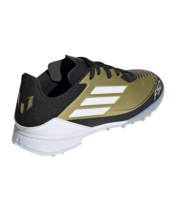 adidas F50 League TF Messi Triunfo Dorado Kids Gold Weiss - gold