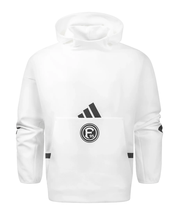 adidas Fortuna Düsseldorf Heinrich-Heine-Allee Hoody Wit - wit