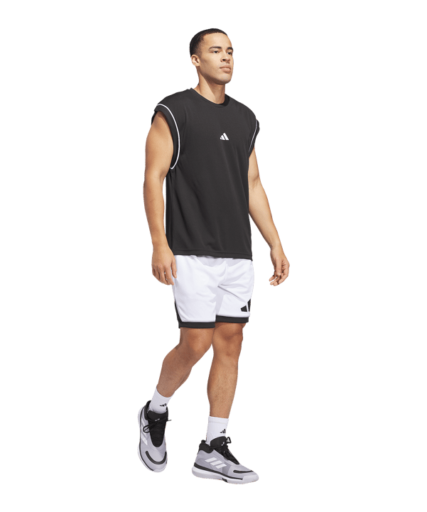 adidas Bos 5 Zoll Short Weiß - weiss