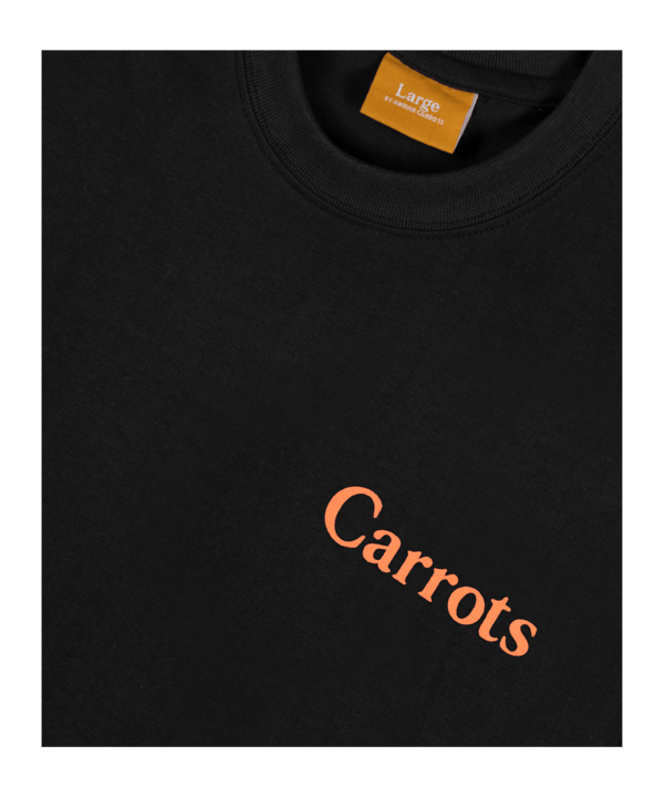 Carrots Wordmark T-Shirt Schwarz - schwarz