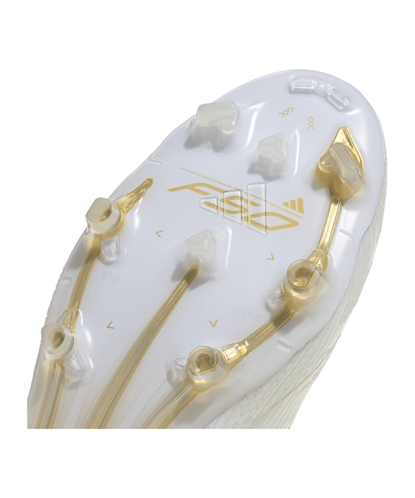 adidas F50 Elite FG Day Spark Weiss Gold - weiss