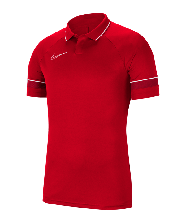 Nike Academy 21 Poloshirt Rot F657 - rot