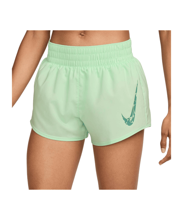 Nike One III Mid-Rise Short Damen Grün F376