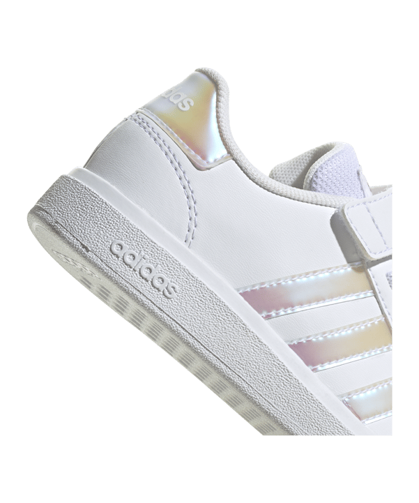 adidas Grand Court Lifestyle Court Elastic Lace and Top S Weiss - weiss