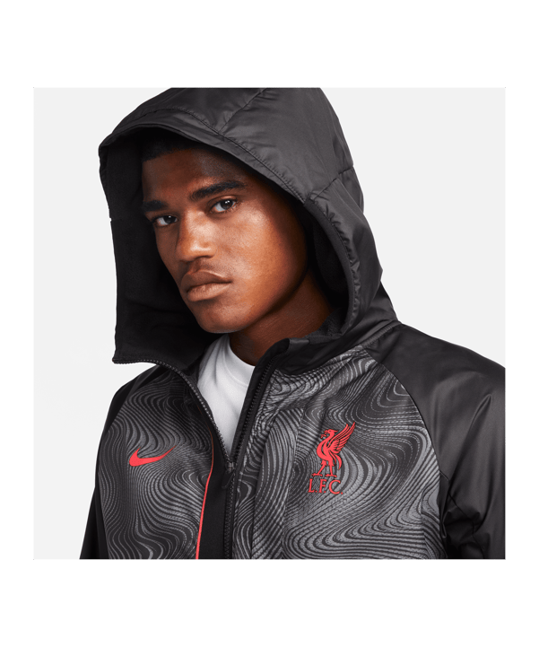 Nike FC Liverpool AWF Winterized Trainingsjacke Schwarz F010 - schwarz