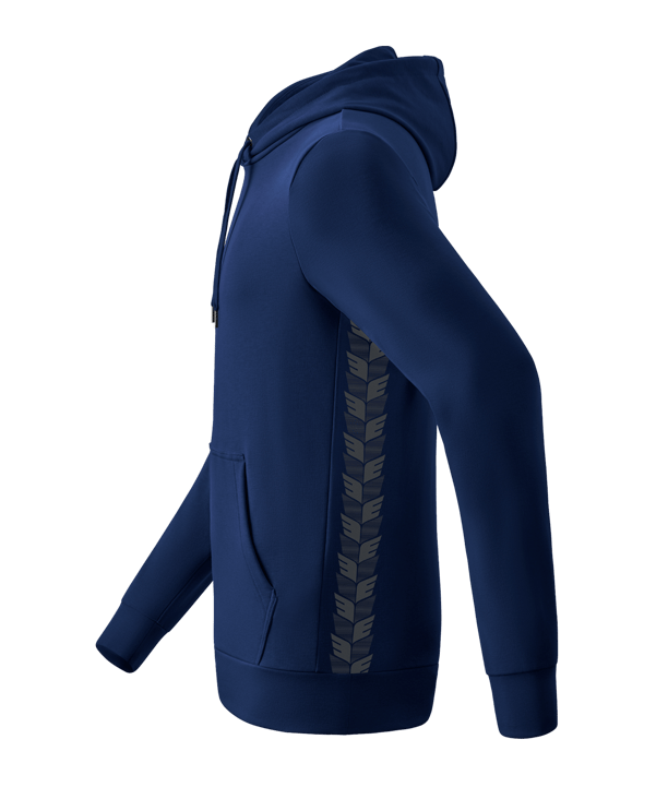 Erima Team Essential Hoody Dunkelblau Grau - blau