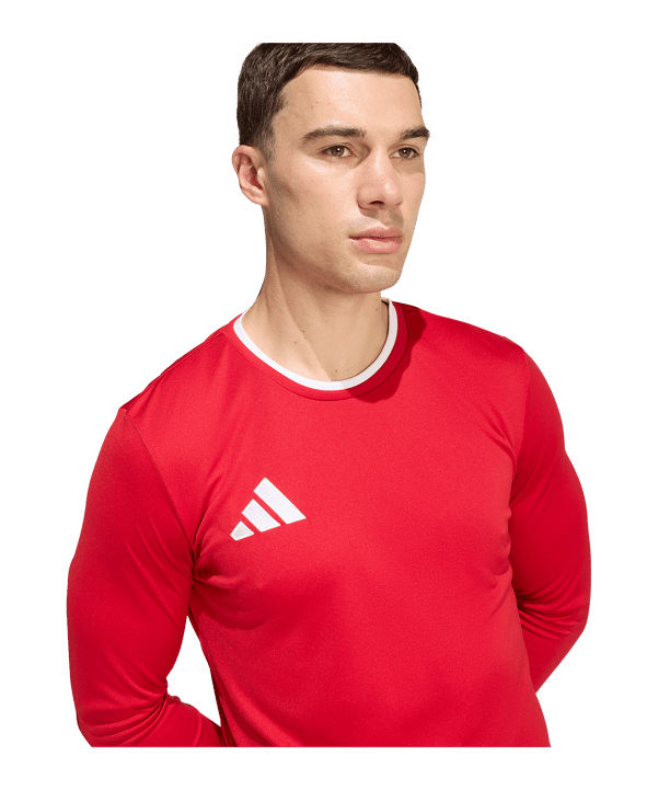 adidas Entrada 26 Trikot Langarm Rot - rot