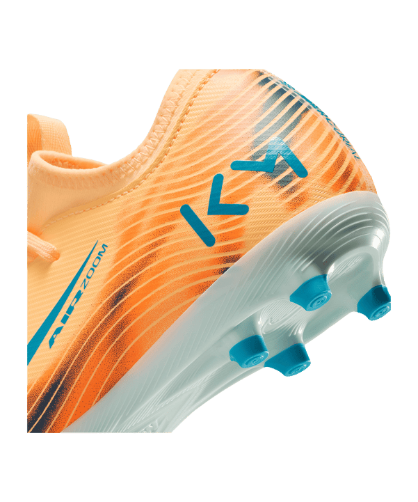 Nike Jr Air Zoom Mercurial Vapor XVI Academy FG/MG Kylian Mbappe Signature Kids Orange F801 - orange