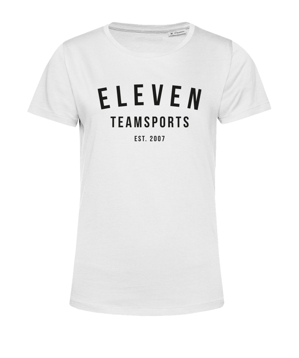 11teamsports Established 2007 T-Shirt Damen Weiss - weiss
