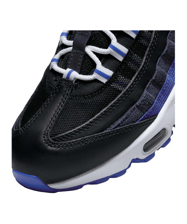 Nike Air Max 95 Schwarz Weiss Blau F006 - schwarz