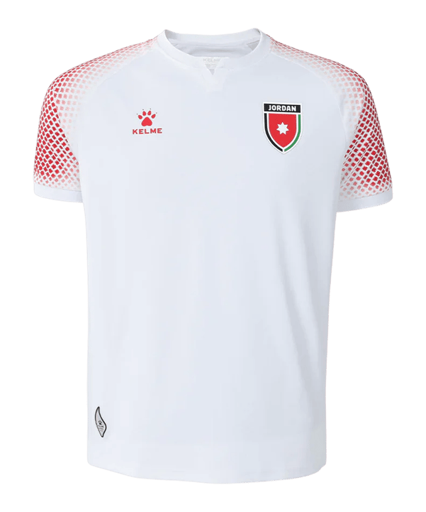 Kelme JFA Jordanië Shirt Home WK 2026 Wit - wit