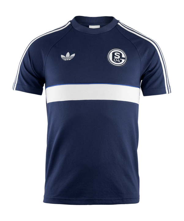 adidas Originals FC Schalke 04 T-Shirt Bleu - bleu