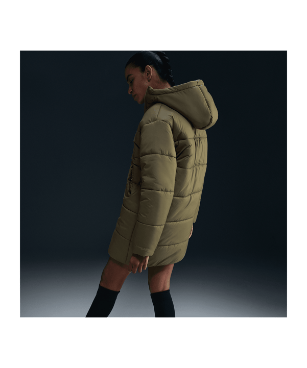 Nike Parka Jacke Damen Grün F320 - gruen