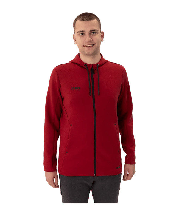 JAKO Premium Basic Veste à capuche Rouge C001 - rouge