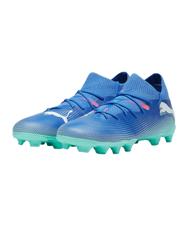 PUMA FUTURE 7 Match FG/AG Formula Jr Kids Blau Weiss F01 - blau