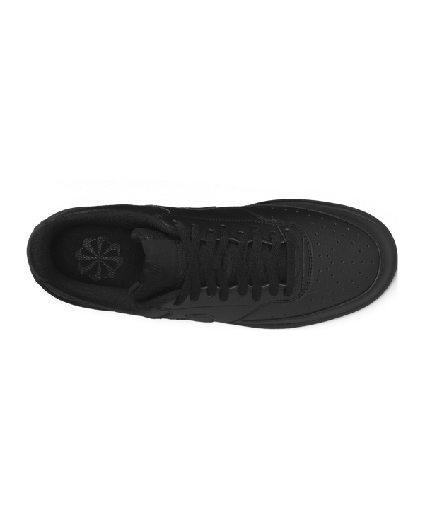 Nike Court Vision Low Next Nature Sneaker Schwarz F002 - schwarz