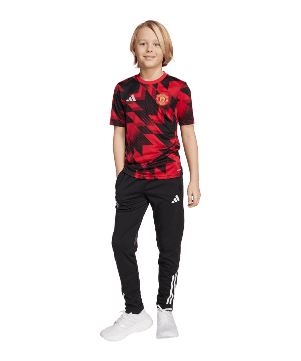 adidas Manchester United Fan Trikot Kids Rot - rot