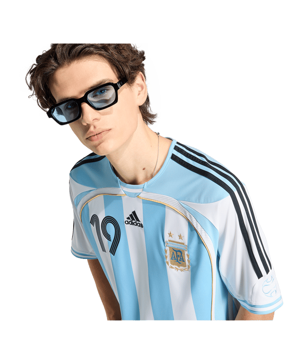 adidas AFA Argentinien Messi Trikot Home 2006 Weiß - weiss
